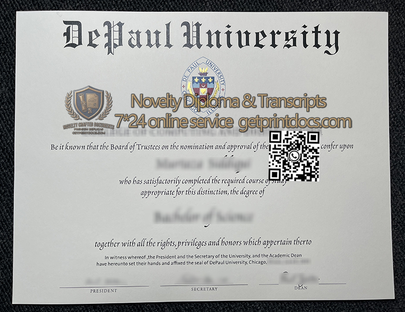 DePaul University Diploma