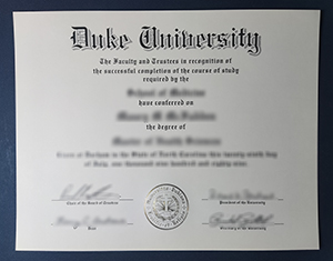 Duke University diploma-1