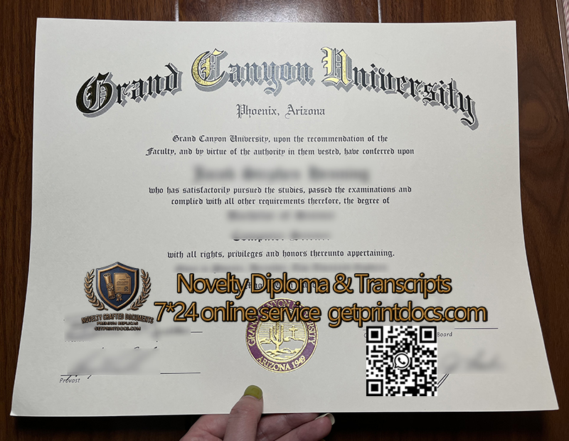 Grand Canyon University Diploma