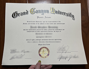 Grand Canyon University Diploma1