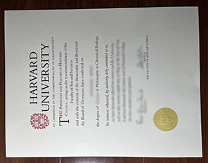 Harvard University diploma-1