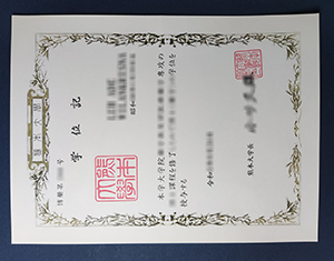 Kumamoto University degree-1