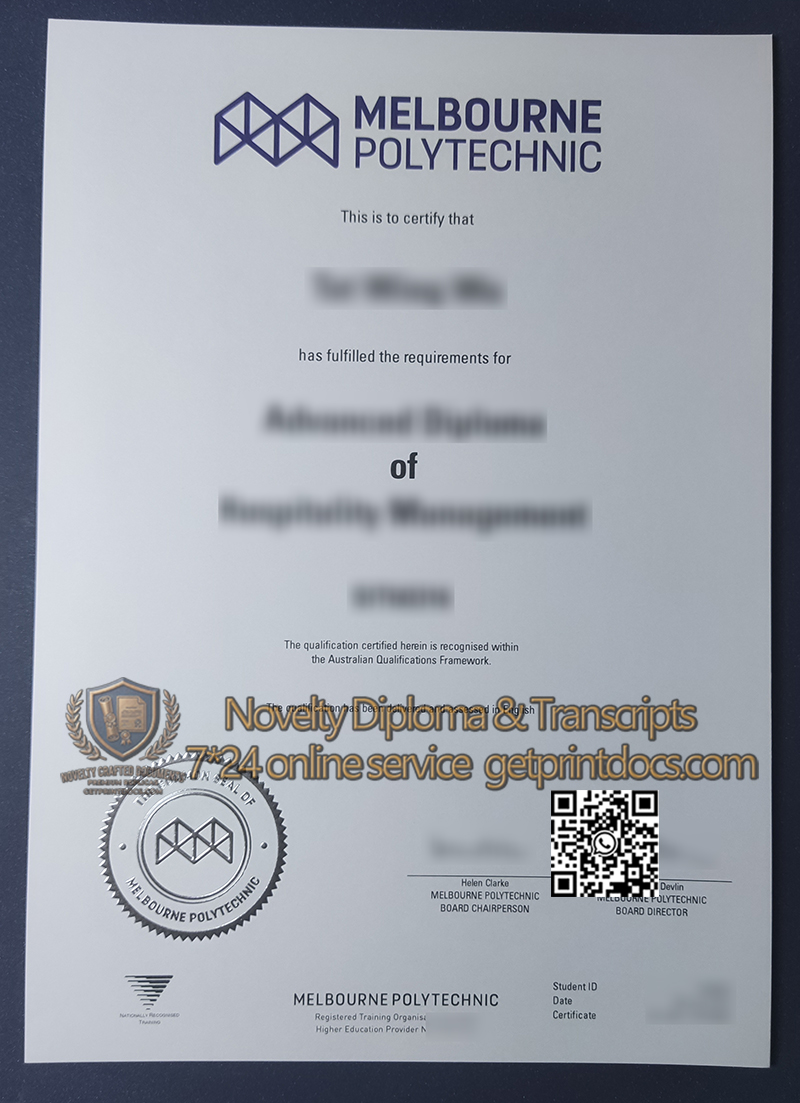 Melbourne Polytechnic Advanced diploma