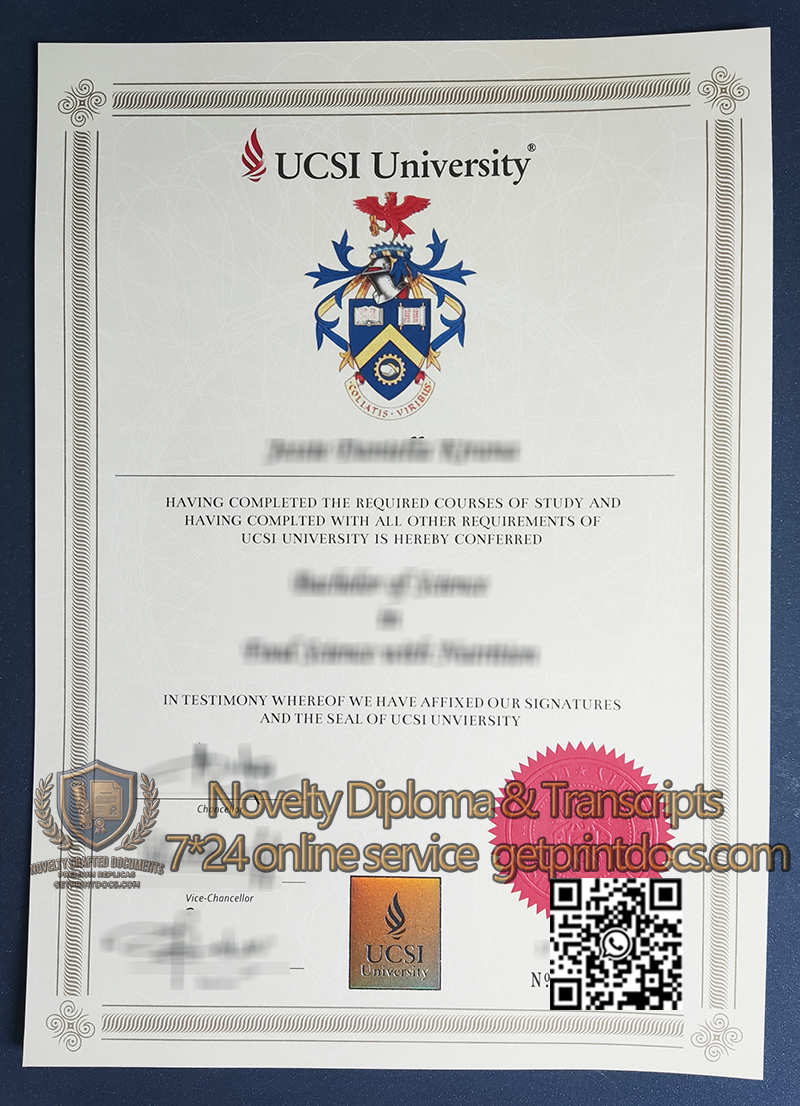 UCSI University degree