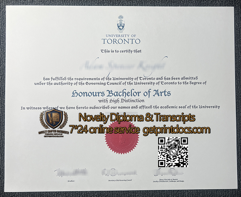 University Of Toronto Degree