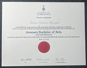 University Of Toronto Degree1