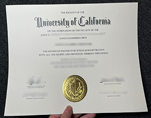 University of California diploma-1