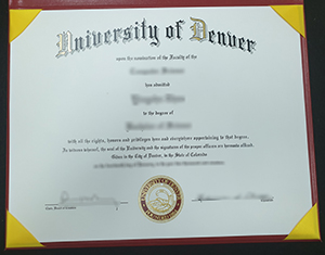 University of Denver diploma-1