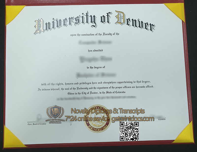 University of Denver diploma