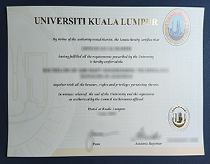 University of Kuala Lumpur diploma-1