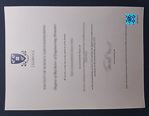 University of Liverpool diploma-1
