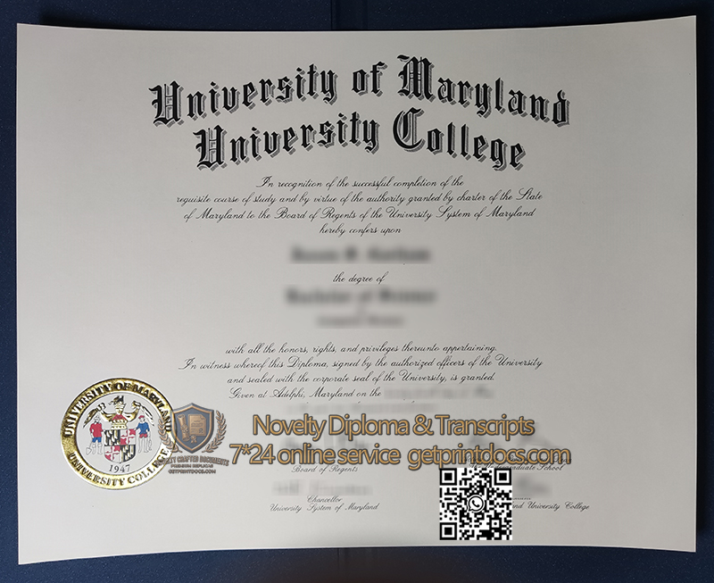 University of Maryland Global Campus diploma