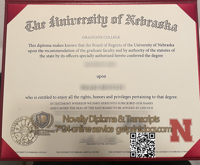 University of Nebraska–Lincoln diploma