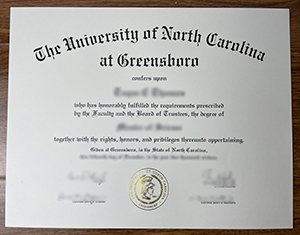 University of North Carolina at Greensboro degree-1