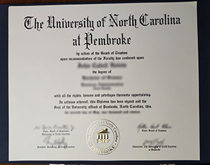 University of North Carolina at Pembroke degree-1