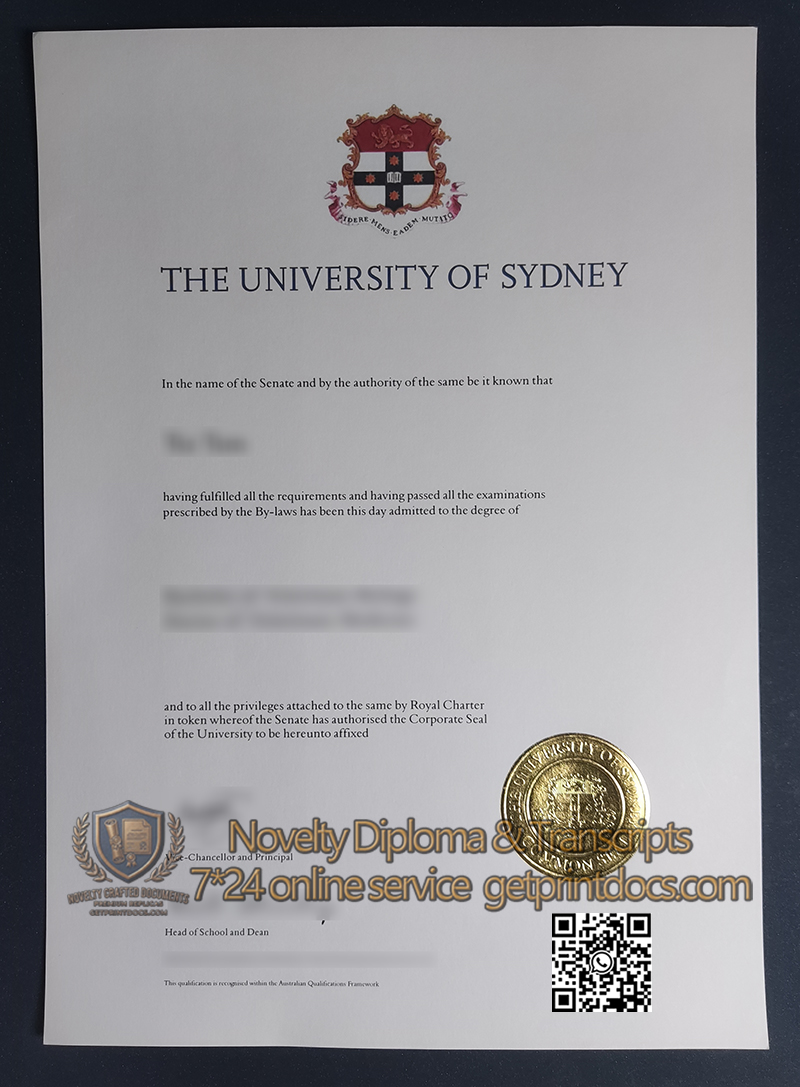 University of Sydney diploma