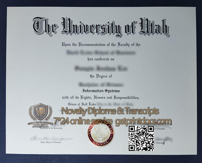 University of Utah diploma