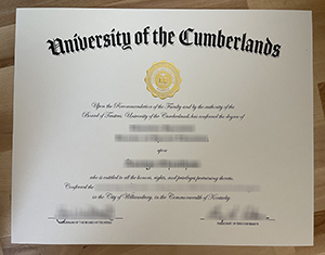 University of the Cumberlands diploma-1