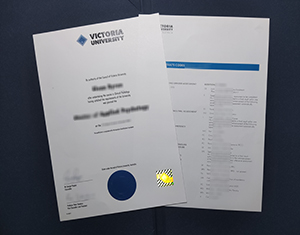 Victoria University, Melbourne diploma and transcript-1