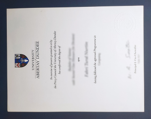 Abertay University Bachelor degree-FI