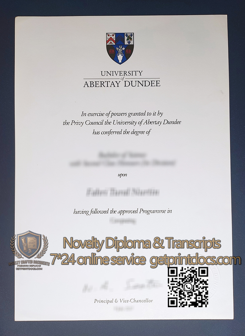 Abertay University Bachelor degree