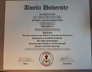 Almeda University degree-FI