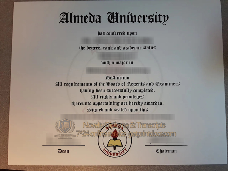 Almeda University degree