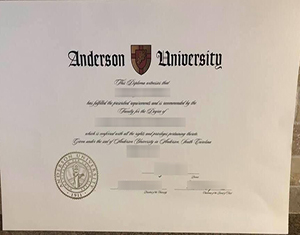 Anderson University degree-FI