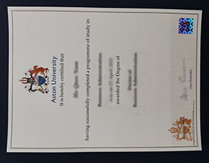 Aston University certificate-FI