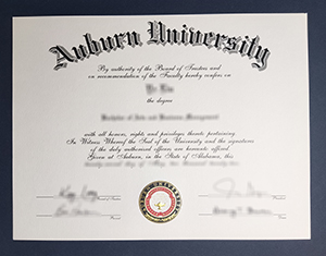 Auburn University diploma-FI