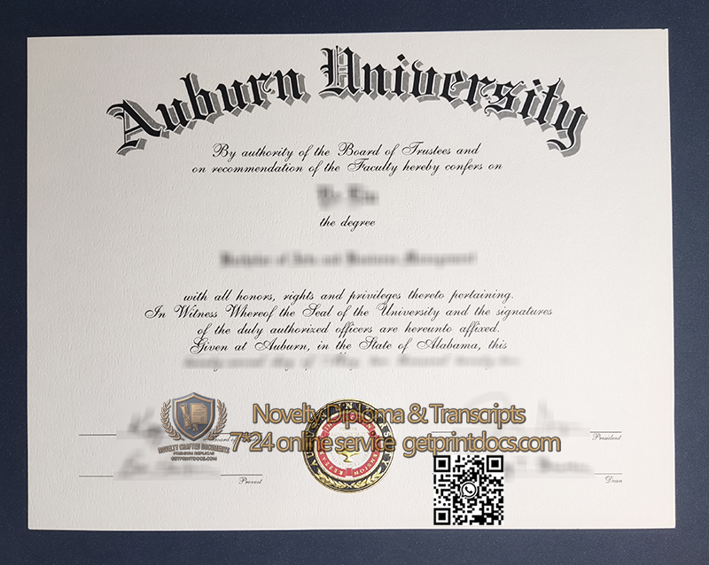 Auburn University diploma