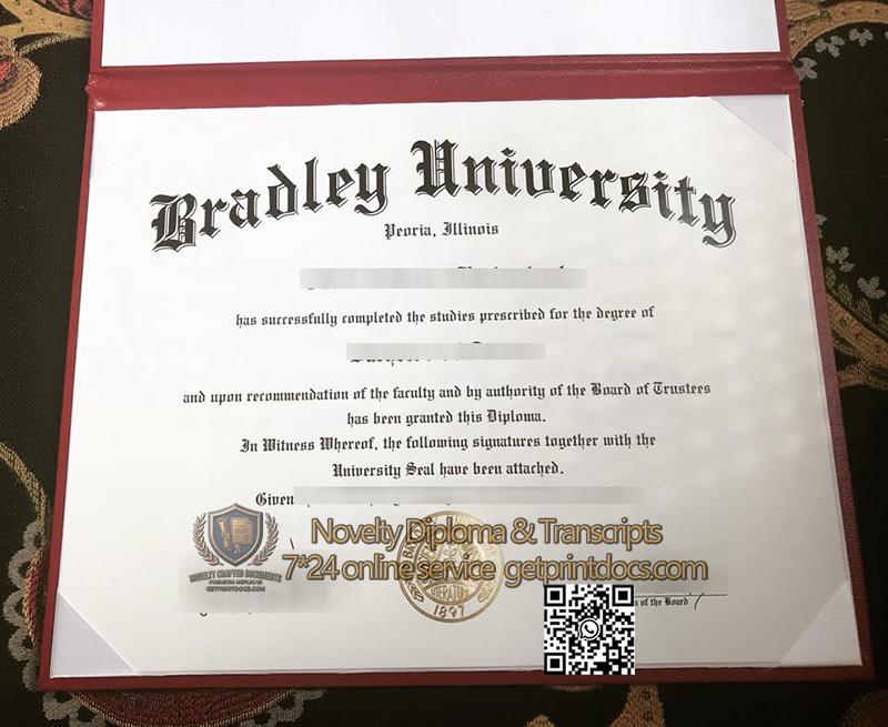 Bradley University diploma