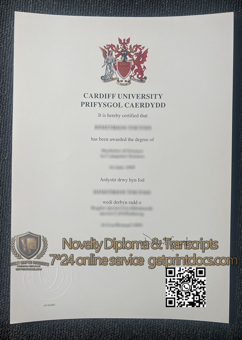Cardiff University diploma