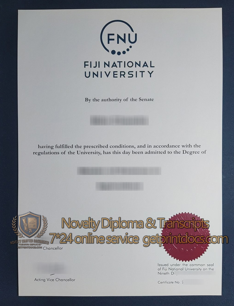 Fiji National University diploma