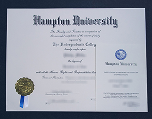 Hampton University diploma-FI