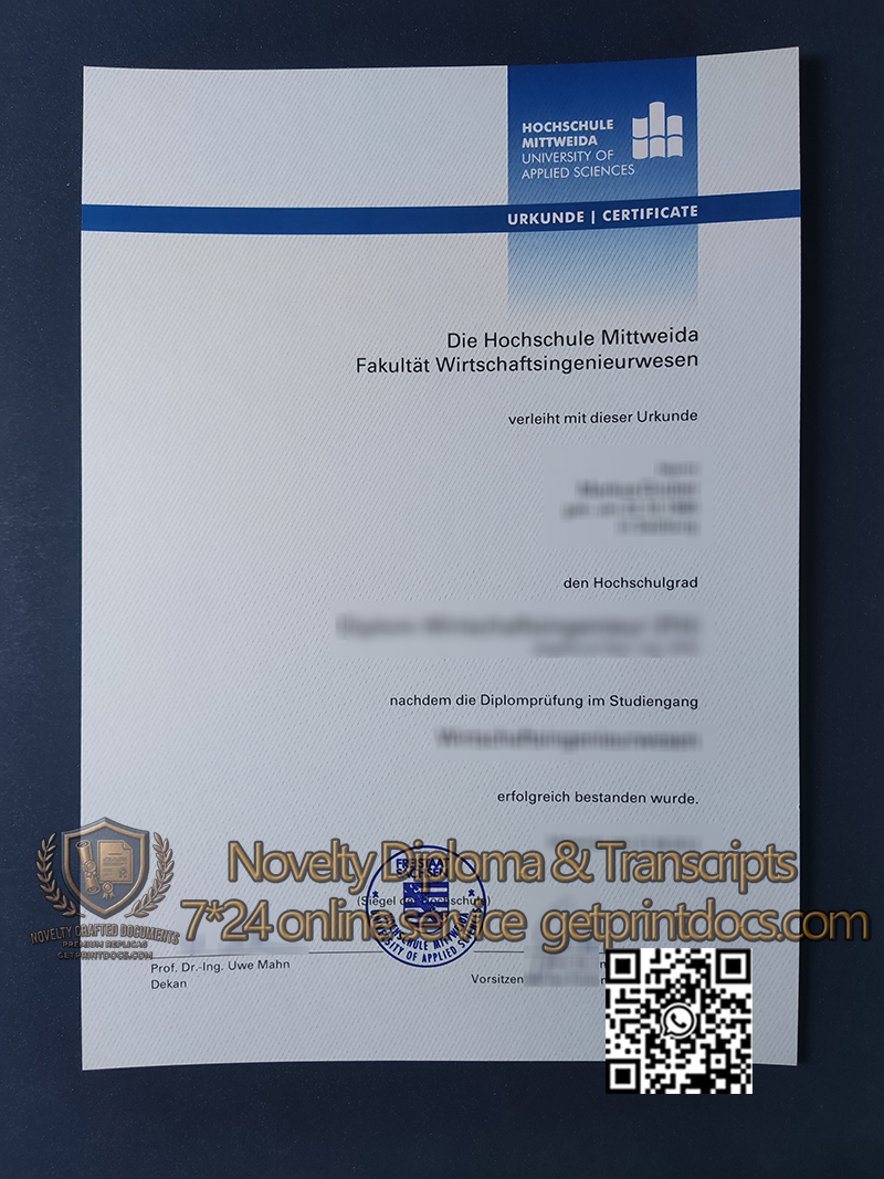 Hochschule Mittweida diploma