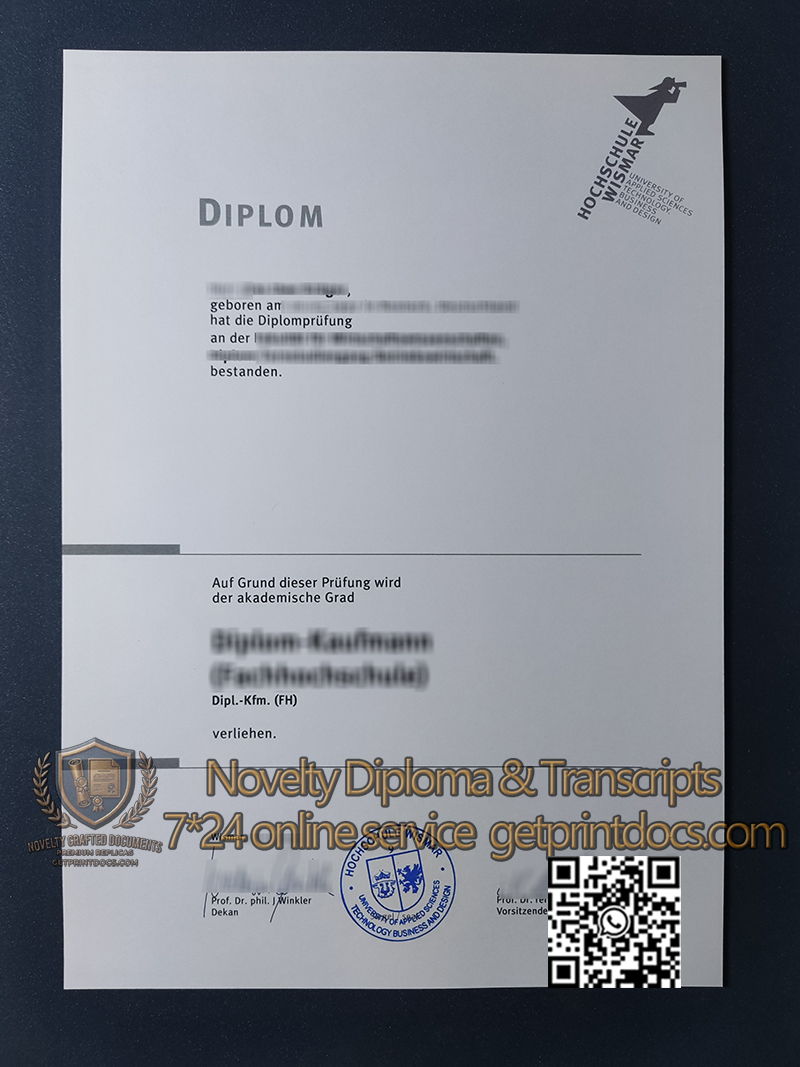 Hochschule Wismar diploma