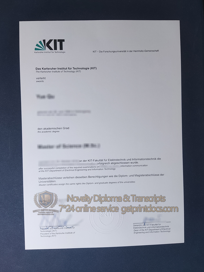 Karlsruhe Institute of Technology diploma