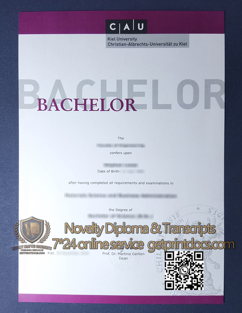 Kiel University diploma