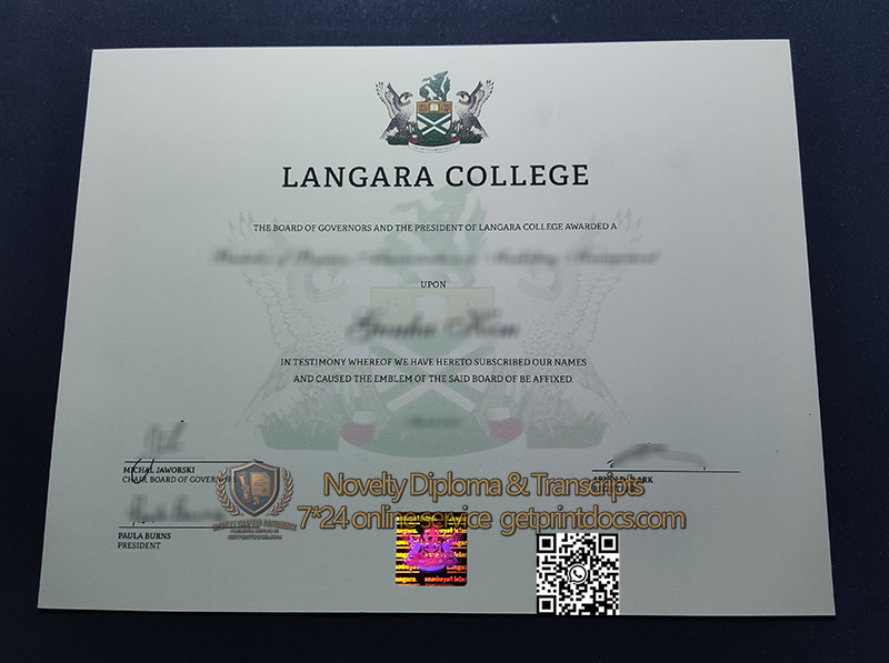 Langara College diploma