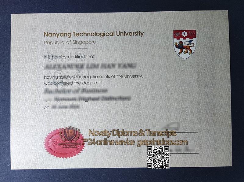 Nanyang Technological University diploma