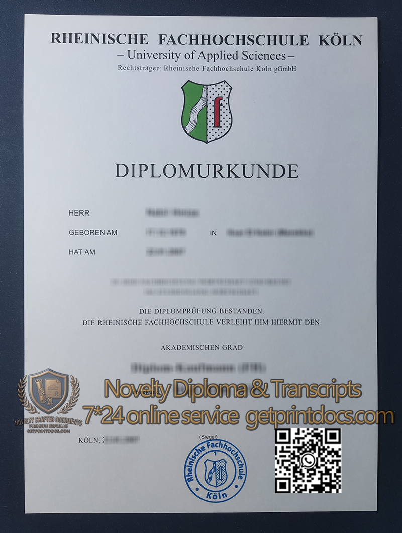 Rheinische Fachhochschule Köln diploma