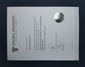 Taylor's University diploma-FI