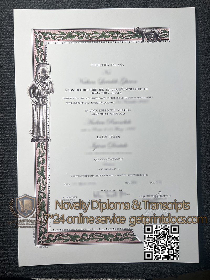 Università degli Studi di Roma Tor Vergata degree