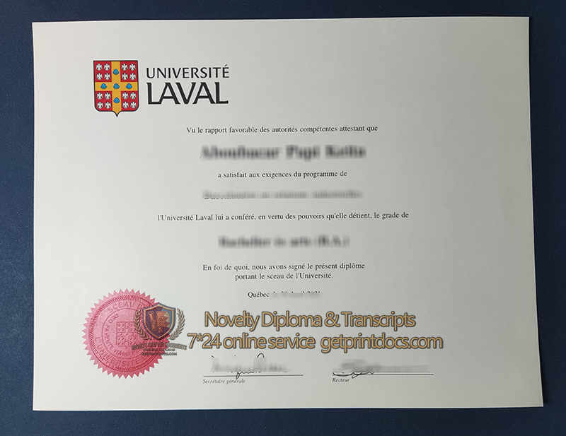 Université Laval diploma