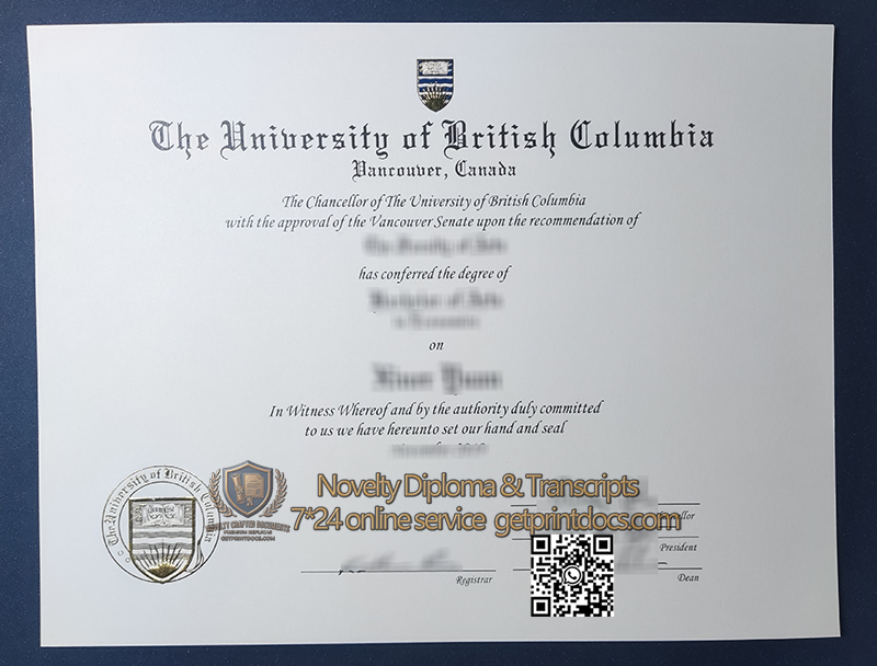 University of British Columbia degree