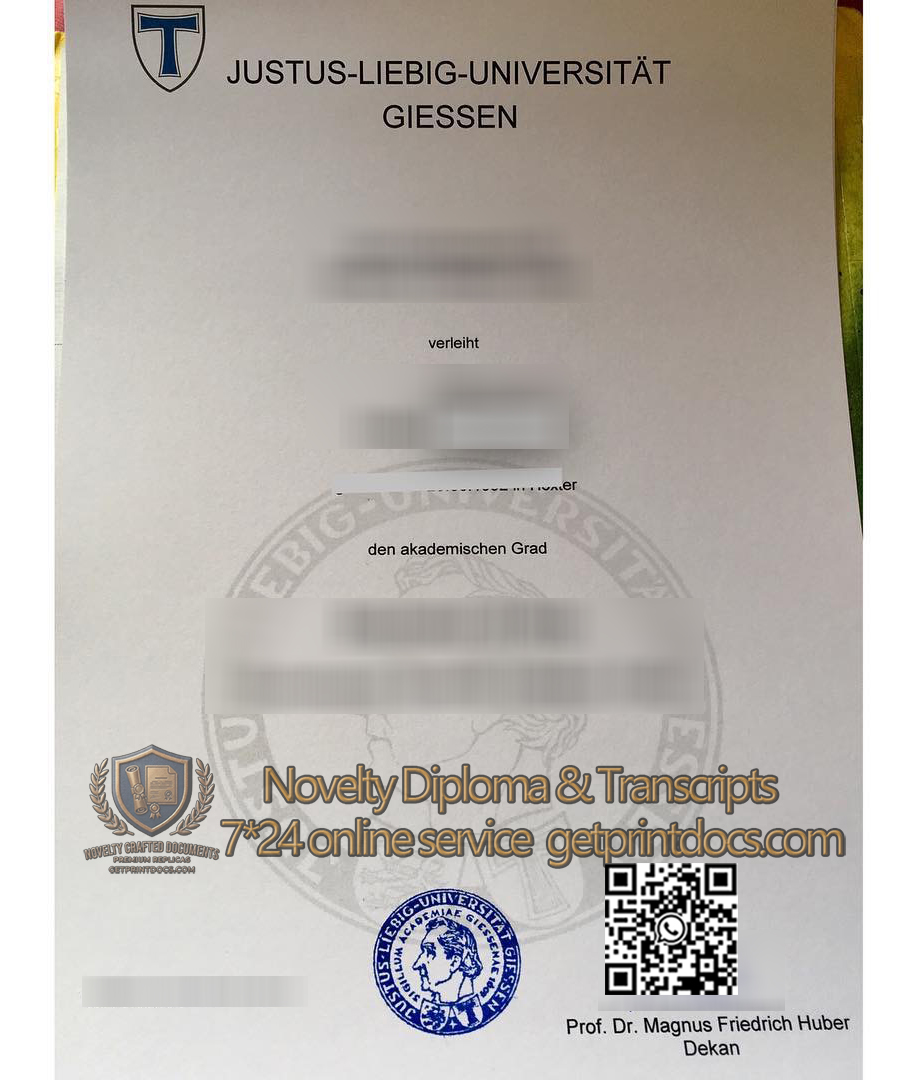 University of Giessen degree