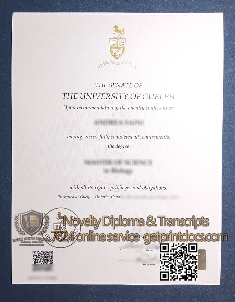 University of Guelph diploma