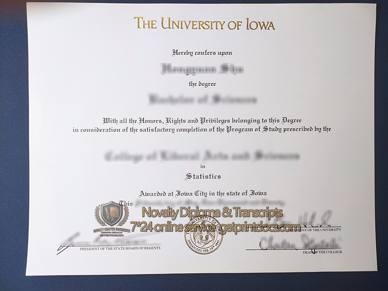 University of Iowa degree