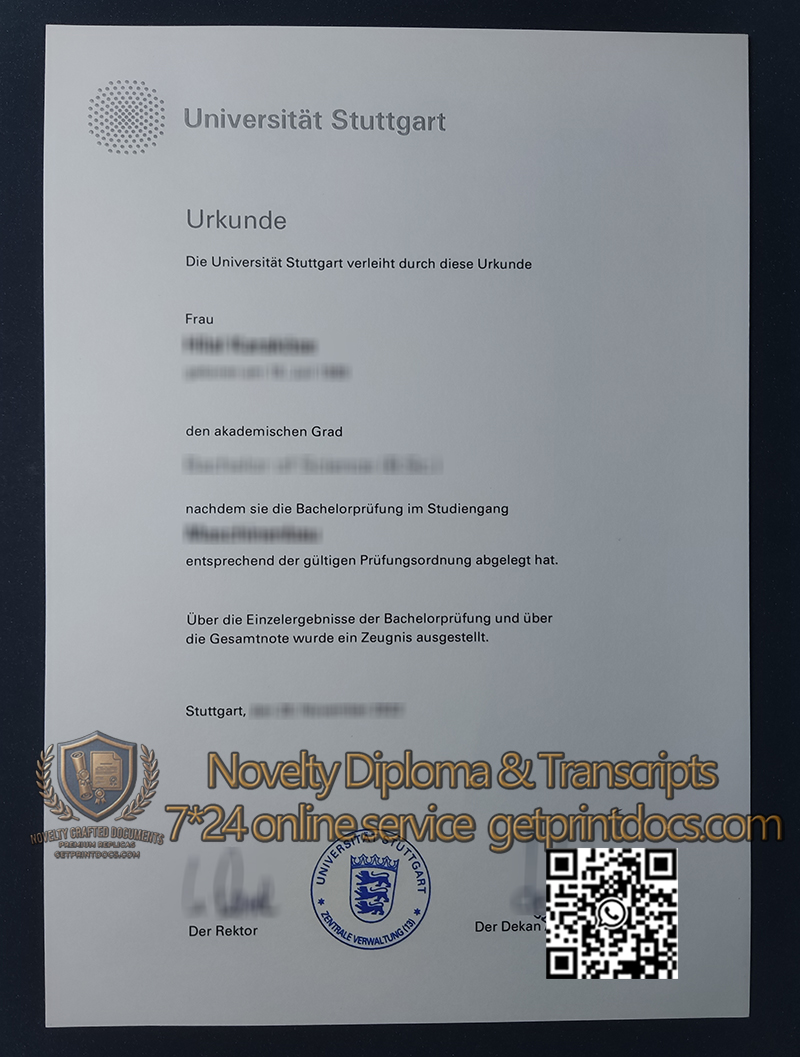 University of Stuttgart diploma